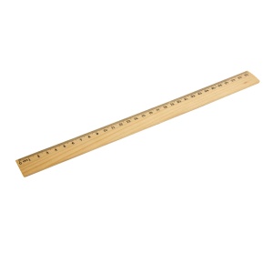 ON Wooden ruler, 30 cm