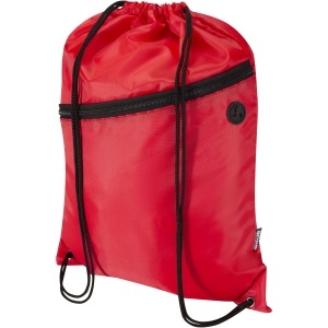 Oriole RPET drawstring bag with zipped front pocket 5L - Img 4