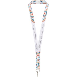PF™ Addie sublimation lanyard with safety breakaway