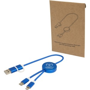 PF™ Alasia cablu 5-în-1 30 cm din aluminiu și plastic reciclat pentru sincronizare date și încărcare rapidă 27W - Img 15