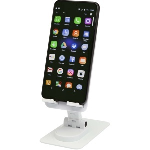 PF™ Alhena recycled plastic foldeable phone holder with metal desk stand - Img 1