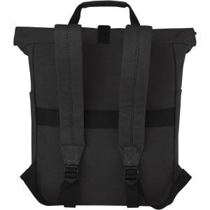 PF™ Joey 15” GRS recycled canvas rolltop laptop backpack 15L