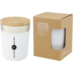 PF™ Lagan 330 ml copper vacuum insulated stainless steel tumbler with bamboo lid - Img 11