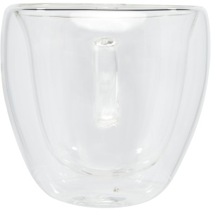 PF™ Manti 2-piece 100 ml double-wall glass cup with bamboo coaster