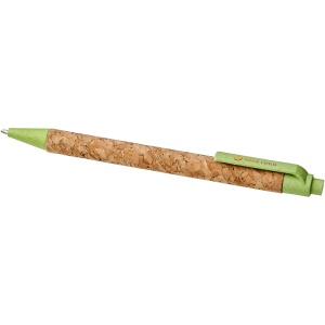 PF™ Midar cork and wheat straw ballpoint pen (black ink) - Img 15