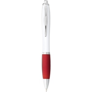 PF™ Nash ballpoint pen with white barrel and coloured grip (black ink)