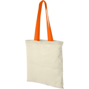 PF™ Nevada 100 g/m² cotton tote bag coloured handles 7L