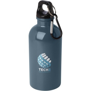 PF™ Oregon 400 ml RCS certified single wall stainless steel water bottle with carabiner - Img 21