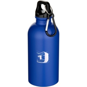 PF™ Oregon sticlă de apă mată 400 ml simplu perete din oțel inoxidabil reciclat RCS cu carabină - Img 6
