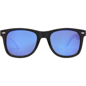 PF™ Taiyō rPET/bamboo mirrored polarized sunglasses in gift box