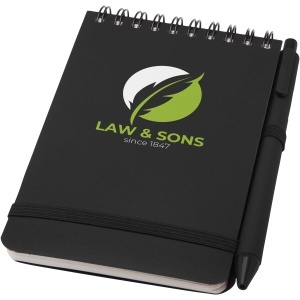 PF™ Thalaasa A6 hard cover ocean-bound notebook with ballpoint pen (black ink) - Img 1