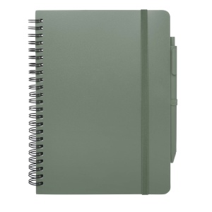 PF™ Thalaasa A5 ocean-bound hard cover notebook with ballpoint pen (black ink)