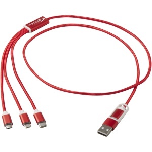 PF™ Versatile 5-1 recycled aluminium charging cable - Img 1