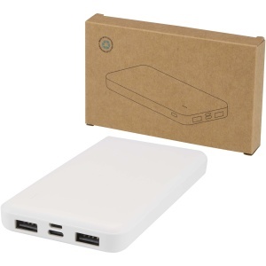 PF Baterie solară externă robustă Altair 5000 mAh 10W din plastic reciclat cu lanternă încorporată