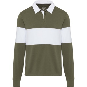 PF Hanorac unisex Clyde organic cu imprimeu de polo pentru rugby
