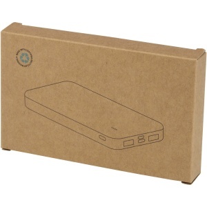 PF Baterie solară externă robustă Altair 5000 mAh 10W din plastic reciclat cu lanternă încorporată
