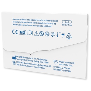 PF Plasturi cu 10 bucăți, în pungă de hârtie imprimată color