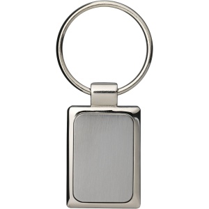 PF Sergio rectangular metal keychain