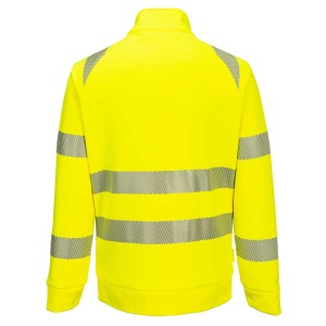 PW Hanorac cu fermoar și guler tip pâlnie DX4 Hi-Vis - Img 4