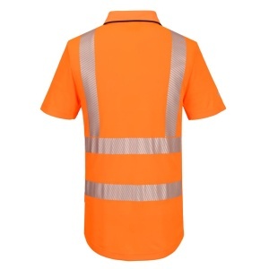 PW KX3 Sport Hi-Vis Zip Polo Shirt S/S - Img 3