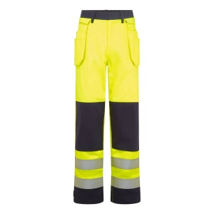 PW Pantaloni de lucru Bizflame Hi-Vis Contrast FR Holster