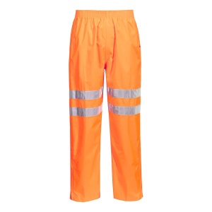 PW Pantaloni de ploaie Hi-Vis pentru trafic