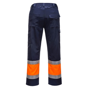 PW Pantaloni de serviciu Hi-Vis Lightweight Contrast clasa 1 - Img 5