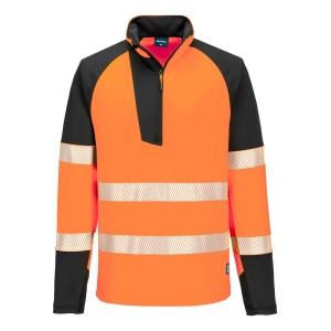 PW PW3 Hi-Vis 1/4 Zip Sweatshirt