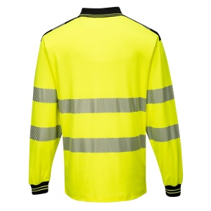 PW Tricou polo confortabil din bumbac PW3 Hi-Vis, mărime M - Img 5