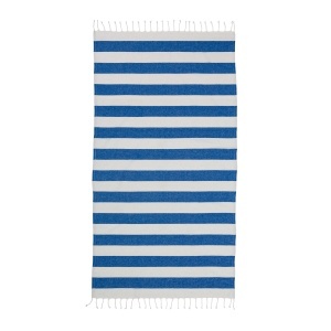 Recycled cotton fringed beach towel, size 90x170 cm - Img 17