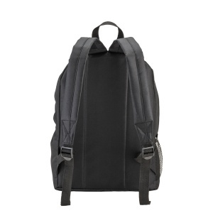 Recycled polyester R-PET backpack with exterior zippered pocket - Img 12