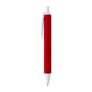 Retractable plastic pen. Colored barrel with velvet effect - Img 14