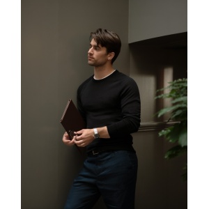 Richmond Men - Elegant merino blend Fabric: 155 g/m²