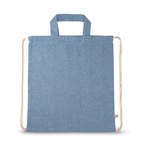 RISSANI. Drawstring bag with recycled cotton (70%) and polyester (30% rPET) (140 g/m²) - Img 7