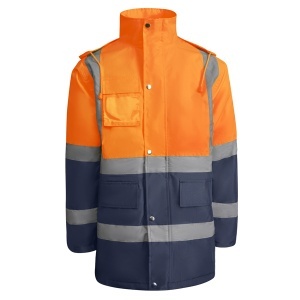 RO PARKA CU VIZIBILITATE RIDICATĂ MERAK - Material: 100% poliester 300d laminatcăptușeală: 100% poliesterumplutură: 100% poliester395g/m² - Img 5