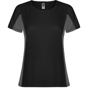 RO SHANGHAI WOMAN - Main fabric: 100% bird's eye polyester. Side panels: 100% microperforated polyester, 140 gsm. - Img 1