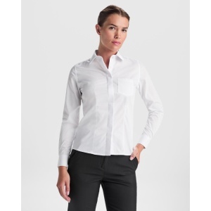 RO SOFIA L/S - 65% polyester / 35% cotton, poplin, 130 gsm. - Img 6