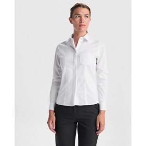 RO SOFIA L/S - 65% polyester / 35% cotton, poplin, 130 gsm. - Img 3