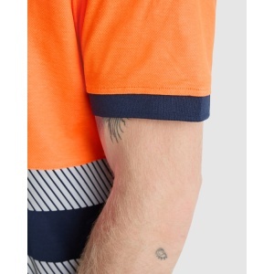 RO TRICOU POLO CU VIZIBILITATE RIDICATĂ ATRIO - 55% bumbac 45% poliester, 170g/m² - Img 8