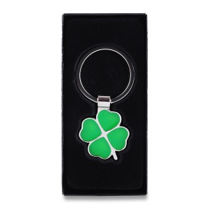 Royal™ CLOVER LUCK metal key ring / - Img 1