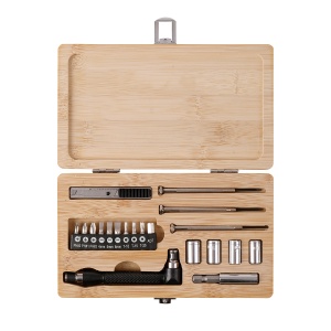 Royal PATTAYA tool set in a bamboo box - Img 3