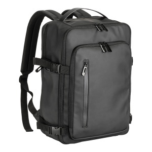 Rucsac de călătorie tip cabină cu suport pentru laptop (15) din PU moale și rezistent la apă - Img 10