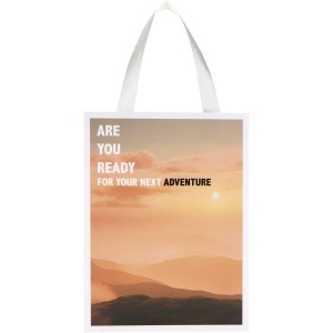 Smartfold 230 g/m2 paper bag with ribbon handles and matt lamination - 24 x 10 x 32 cm - Img 5