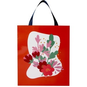 Smartfold 230 g/m2 paper bag with ribbon handles and matt lamination - 31 x 12 x 39 cm - Img 9