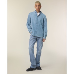 ST/™ Stanley Denim Shirt - Cămașa bărbătească din denim - Img 5