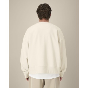 ST/ST Ryler - The unisex boxy crewneck sweatshirt in recycled cotton - Oversized | Unisex 400 g/m² - Img 14