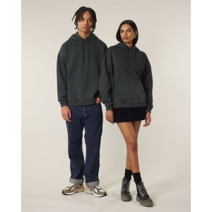 ST/ST Slammer 2.0 vintage - Hanorac unisex supradimensionat, vopsit 380 g/m²