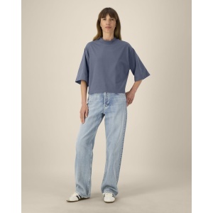 ST/ST Stella Raya - The women's cropped t-shirt in recycled cotton - Relaxed Fit | Women 200 g/m² - Img 18