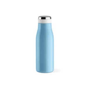 AO Sticlă Ural rSS 820 ml. Perete dublu și etanșă. Capac cu acționare prin apăsare la 360°.