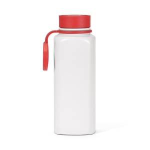 AO Sticlă Ural rSS 820 ml. Perete dublu și etanșă. Capac cu acționare prin apăsare la 360°.
